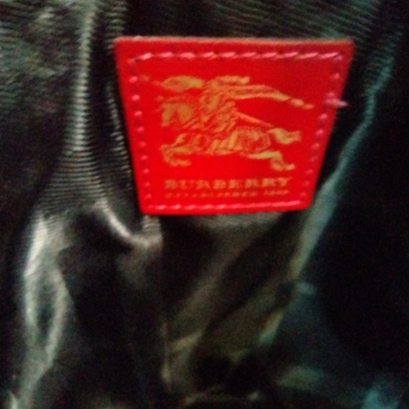 Burberry Red Shoulder Bag Quilted Large Grande Tote Bag Made In Italy Authentic - Picture 12 of 16